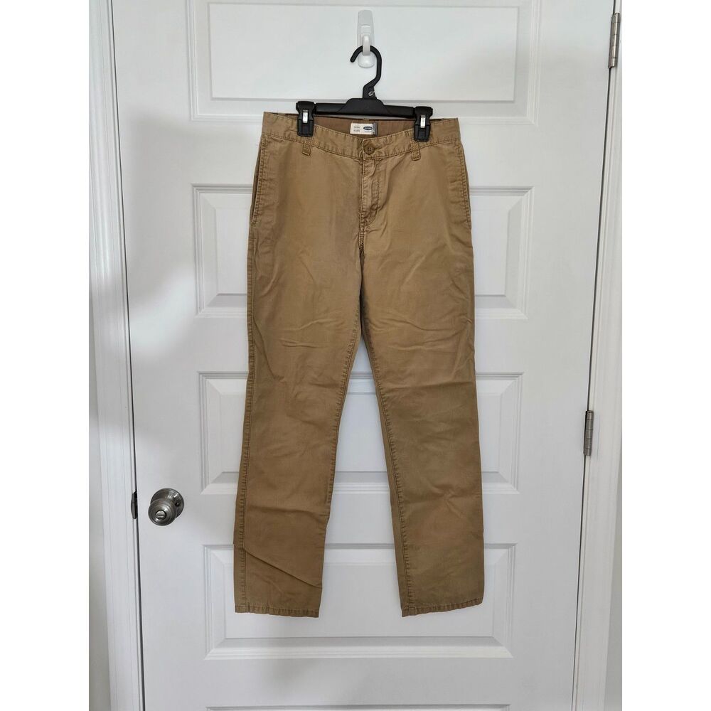 Old Navy Boys Cotton Khaki Pants Skinny Size 16